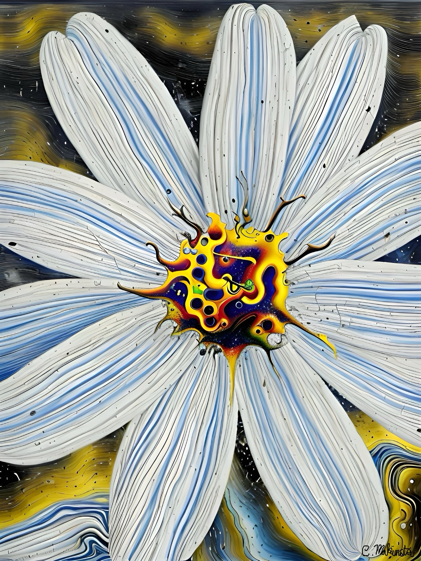 White Pedals - 20x30