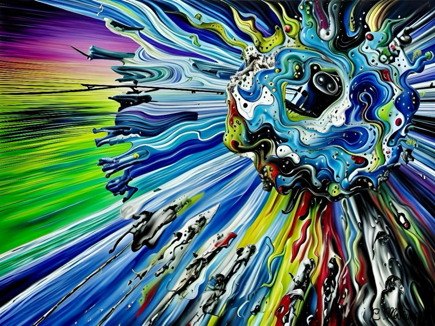 Fluid Harmony - 24x36