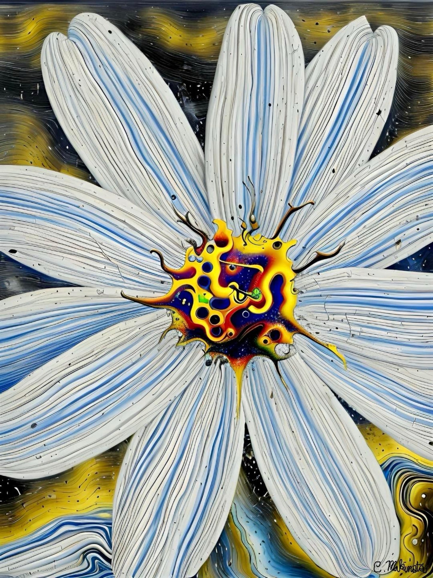 White Pedals - 24x36